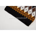 Women's Knitted Jacquard Argyle Winter Scarf